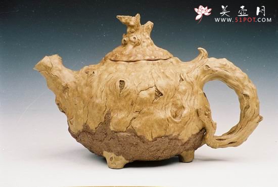 紫砂壶图片：树瘿系列 - 宜兴紫砂壶网