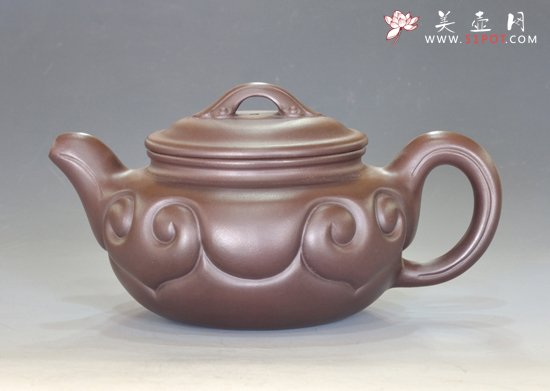 紫砂壶图片：仿古如意 - 宜兴紫砂壶网
