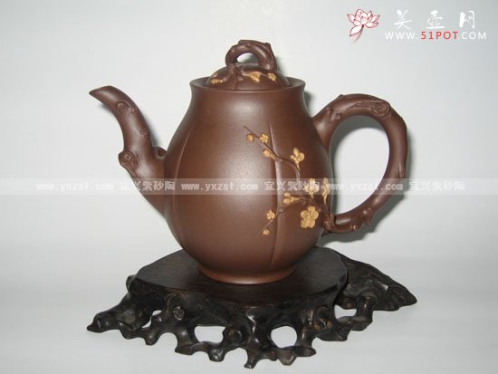 紫砂壶图片：金瓶梅 - 宜兴紫砂壶网