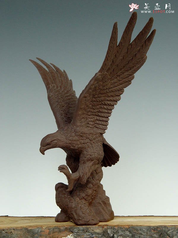 紫砂壶图片：老鹰 - 宜兴紫砂壶网