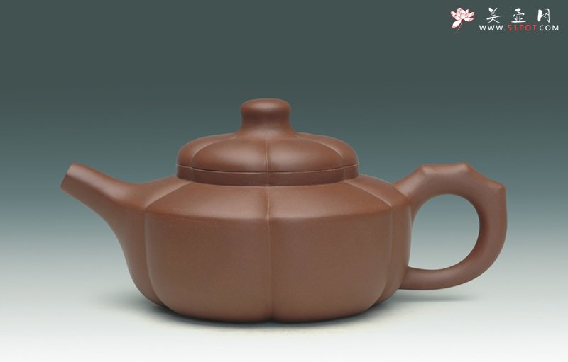 紫砂壶图片：2号梅花周盘壶 - 宜兴紫砂壶网
