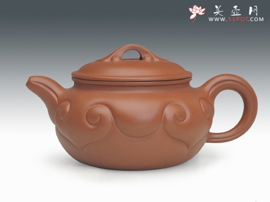 紫砂壶图片：仿古如意 - 宜兴紫砂壶网