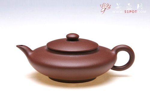 紫砂壶图片：虚扁 - 宜兴紫砂壶网