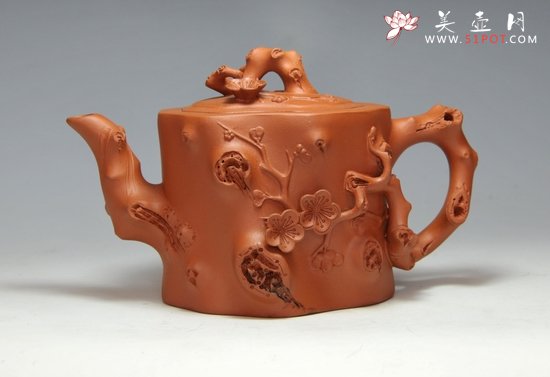 紫砂壶图片：新型梅桩 - 宜兴紫砂壶网