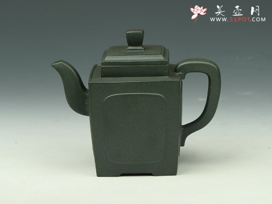 紫砂壶图片：魁四方（大） - 宜兴紫砂壶网