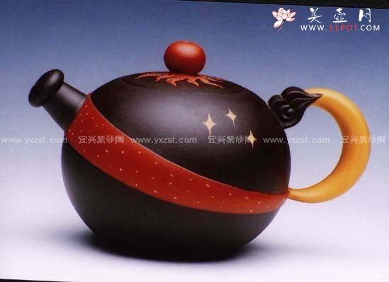 紫砂壶图片：日月星辰 - 宜兴紫砂壶网