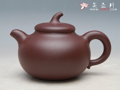 紫砂壶图片：石黄茄段 - 宜兴紫砂壶网