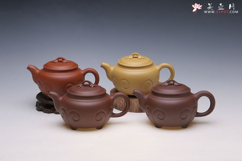 紫砂壶图片：四季如意 - 宜兴紫砂壶网