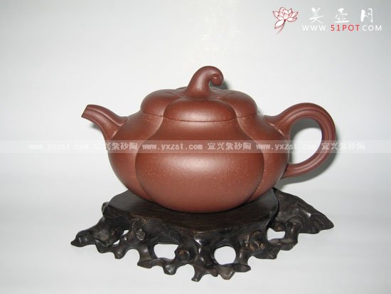 紫砂壶图片：海棠 - 宜兴紫砂壶网