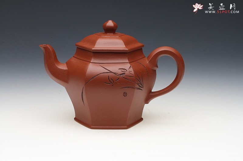 紫砂壶图片：六方壶 - 宜兴紫砂壶网