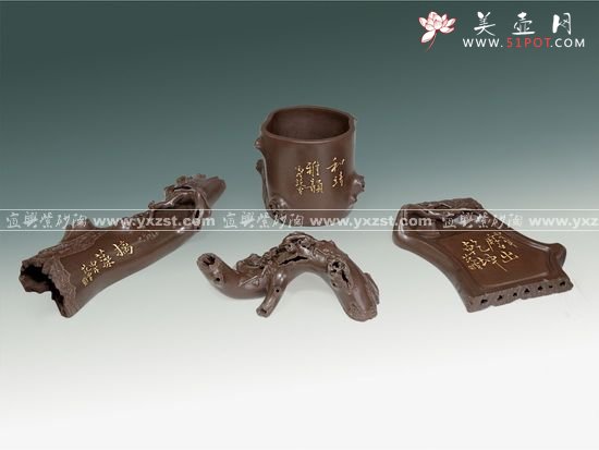 紫砂壶图片：梅桩文玩 拷贝 - 宜兴紫砂壶网