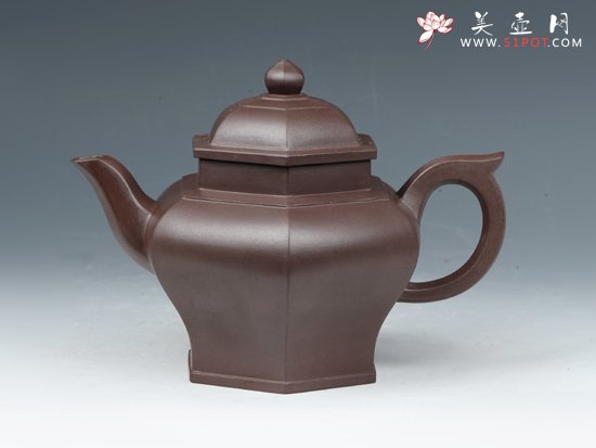 紫砂壶图片：高六方 - 宜兴紫砂壶网