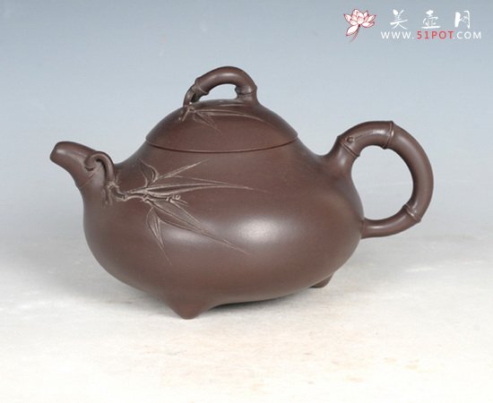 紫砂壶图片：竹趣 - 宜兴紫砂壶网