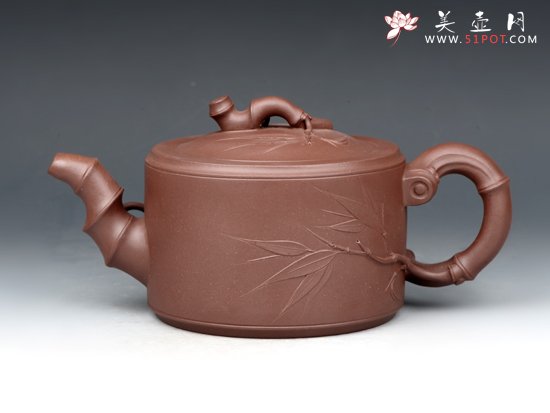 紫砂壶图片：竹段 - 宜兴紫砂壶网