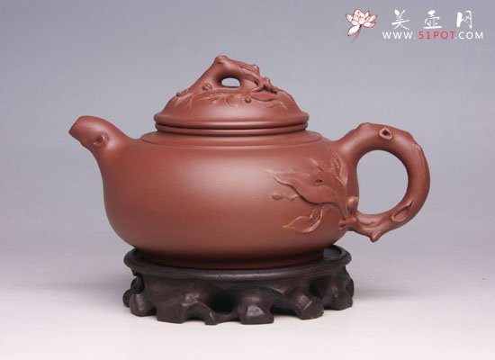 紫砂壶图片：桃运 - 宜兴紫砂壶网