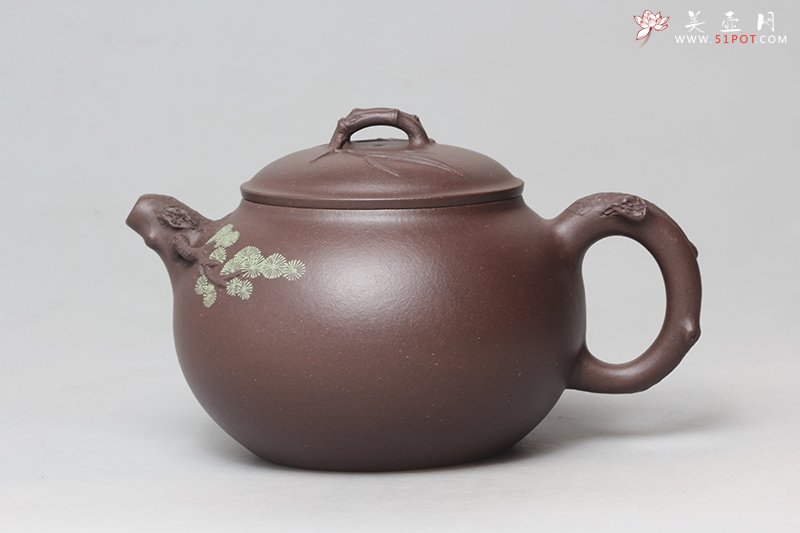 紫砂壶图片：岁寒三友 - 宜兴紫砂壶网