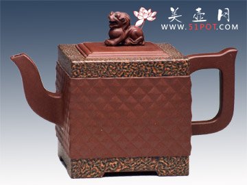 紫砂壶图片：钻狮 - 宜兴紫砂壶网