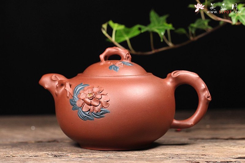 紫砂壶图片：富贵满堂 - 宜兴紫砂壶网