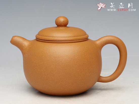 紫砂壶图片：匏尊（黄金段） - 宜兴紫砂壶网