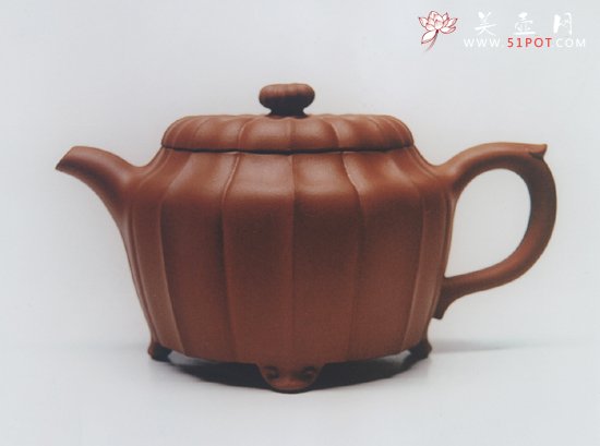 紫砂壶图片：菊花八瓣 - 宜兴紫砂壶网