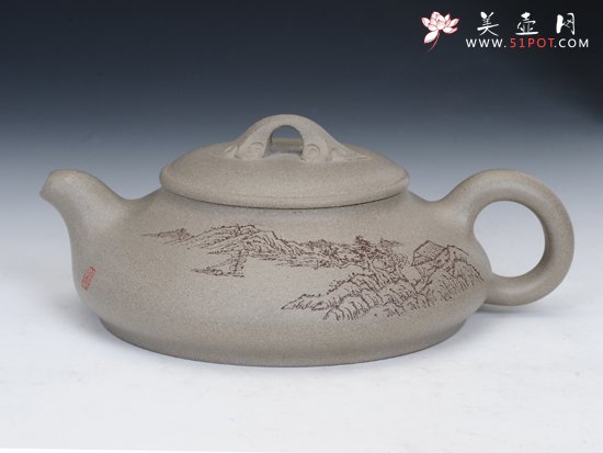 紫砂壶图片：事事如意 - 宜兴紫砂壶网