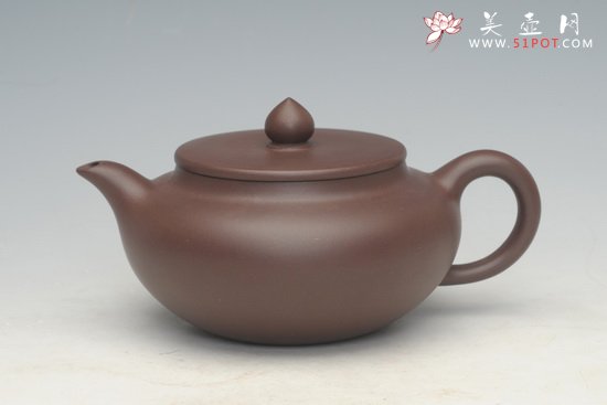 紫砂壶图片：圆桃 - 宜兴紫砂壶网