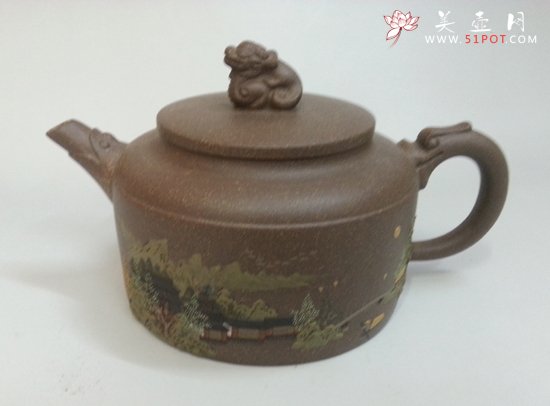 紫砂壶图片：财源广进 - 宜兴紫砂壶网