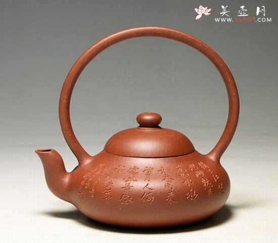 紫砂壶图片：小提梁 - 宜兴紫砂壶网