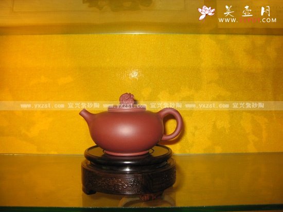 紫砂壶图片：小狮圆 - 宜兴紫砂壶网