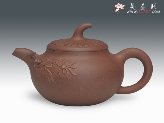 紫砂壶图片：秋色壶 - 宜兴紫砂壶网