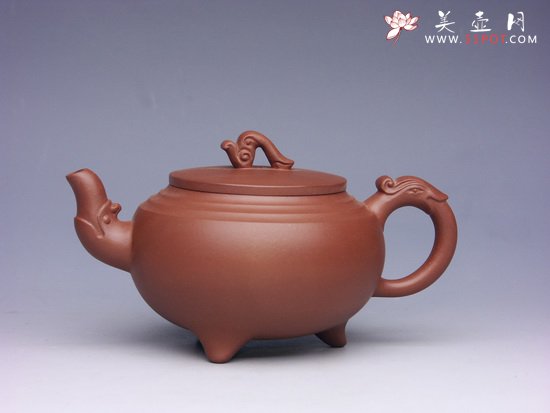 紫砂壶图片：双龙如意 - 宜兴紫砂壶网