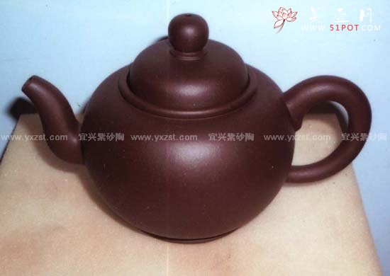 紫砂壶图片：小圆珠壶 - 宜兴紫砂壶网