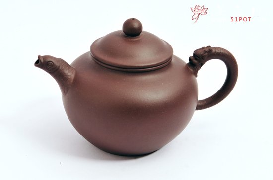 紫砂壶图片：鱼龙情 - 宜兴紫砂壶网