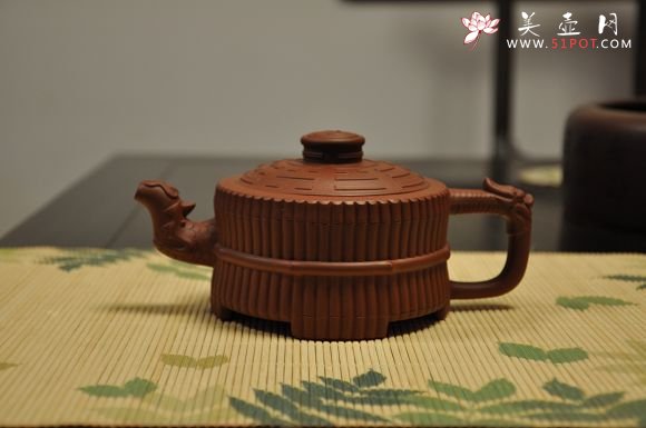 紫砂壶图片：龙头一捆竹 - 宜兴紫砂壶网