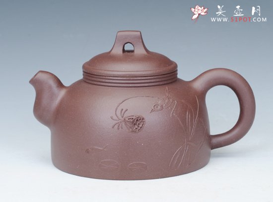 紫砂壶图片：步步高升 - 宜兴紫砂壶网