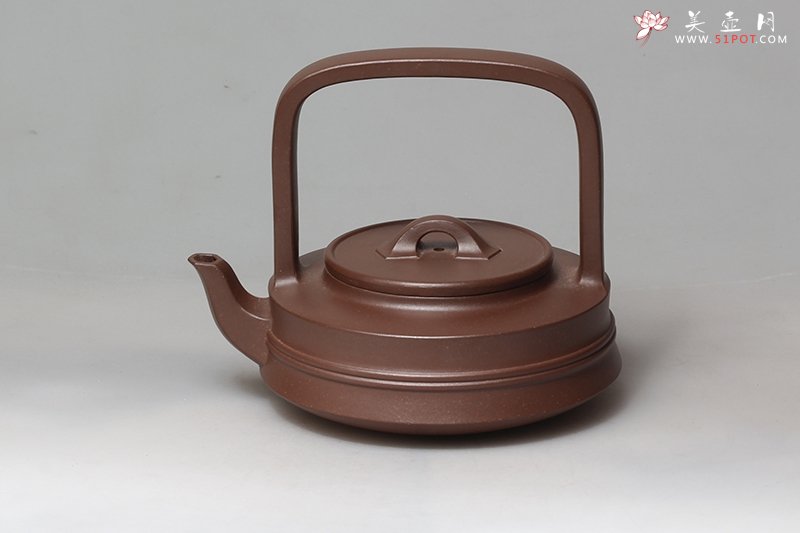 紫砂壶图片：腰线提梁系列（一） - 宜兴紫砂壶网