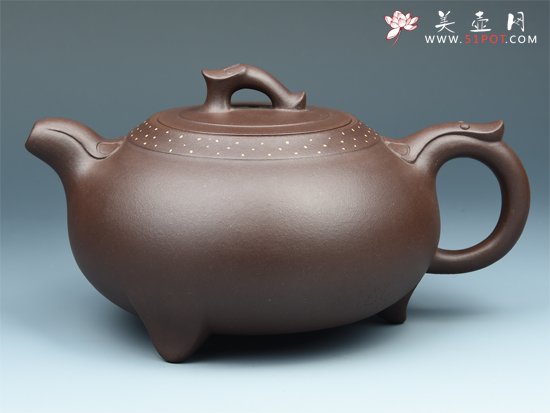 紫砂壶图片：  铺砂如意 - 宜兴紫砂壶网