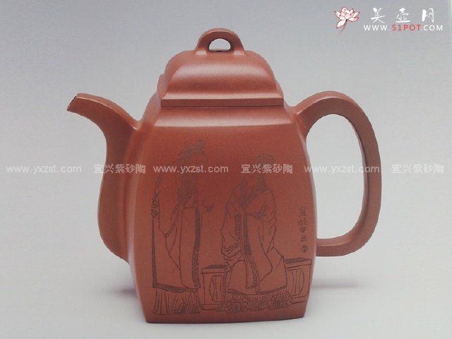 紫砂壶图片：汉方壶 - 宜兴紫砂壶网