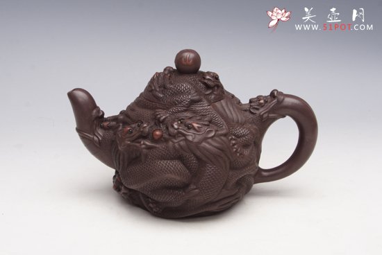 紫砂壶图片：九龙 - 宜兴紫砂壶网