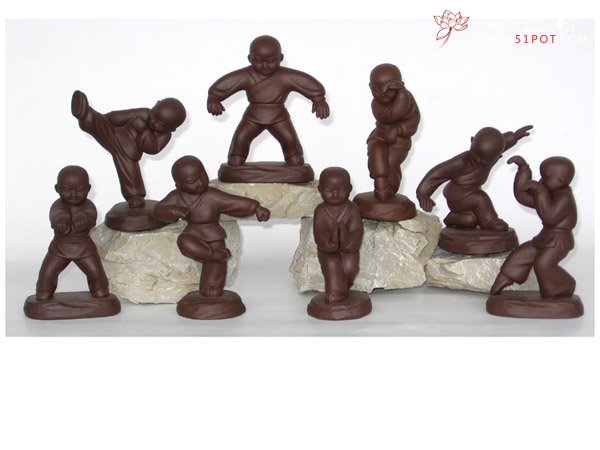 紫砂壶图片：少林小子 - 宜兴紫砂壶网