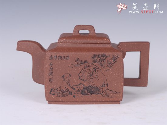 紫砂壶图片：亚明四方 - 宜兴紫砂壶网