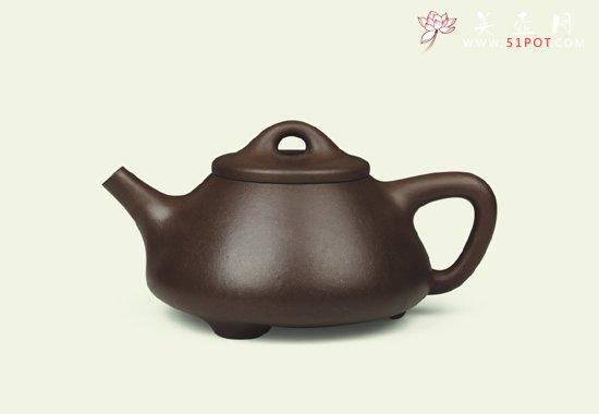 紫砂壶图片：子冶石瓢 - 宜兴紫砂壶网