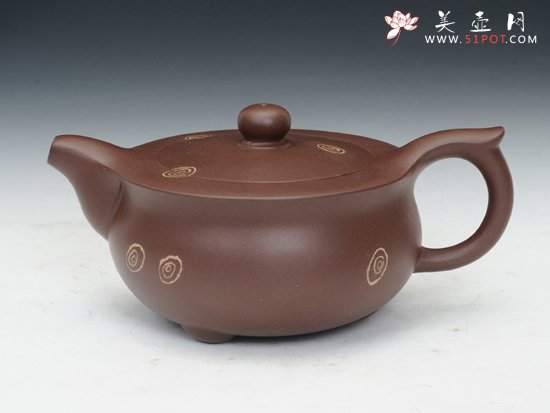 紫砂壶图片：曲壶 - 宜兴紫砂壶网