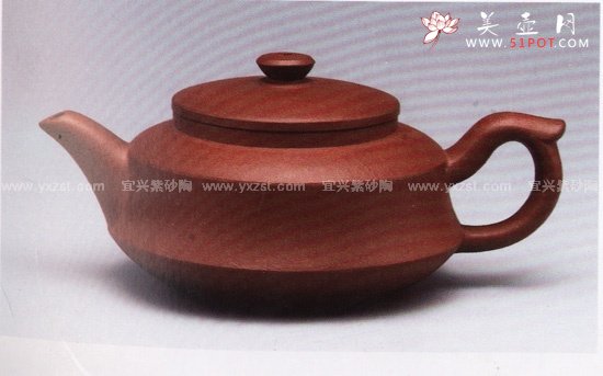 紫砂壶图片：福扁壶 - 宜兴紫砂壶网