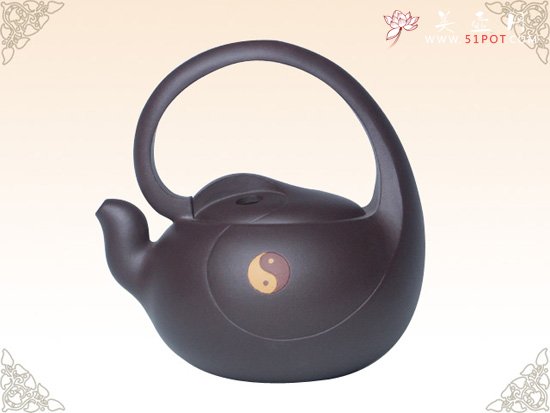 紫砂壶图片：脸谱八卦 - 宜兴紫砂壶网