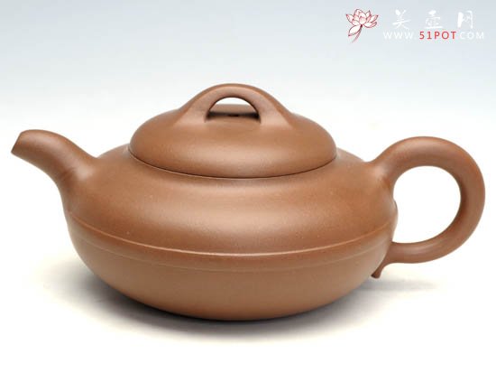 紫砂壶图片：线圆（280 cc） - 宜兴紫砂壶网