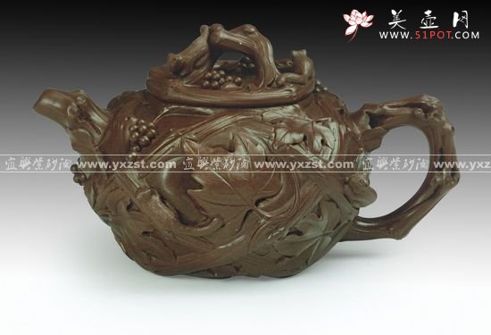 紫砂壶图片：福鼠葡萄球 拷贝 - 宜兴紫砂壶网