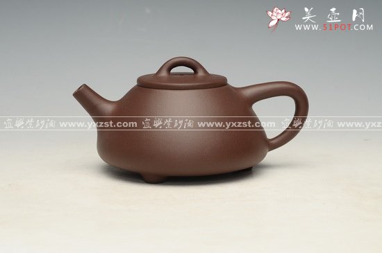 紫砂壶图片：子冶石瓢 - 宜兴紫砂壶网