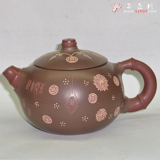 紫砂壶图片：喜从天降 - 宜兴紫砂壶网