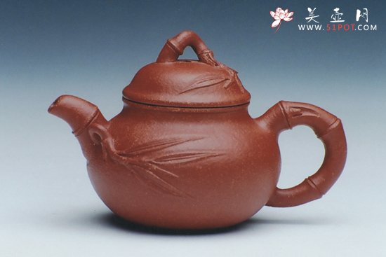 紫砂壶图片：佛竹手工调砂泥 - 宜兴紫砂壶网